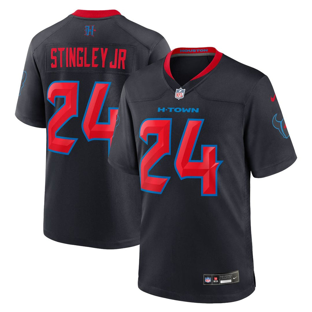 Houston Texans Derek Stingley Jr. Nike 2nd Alternate Game Jersey - Navy