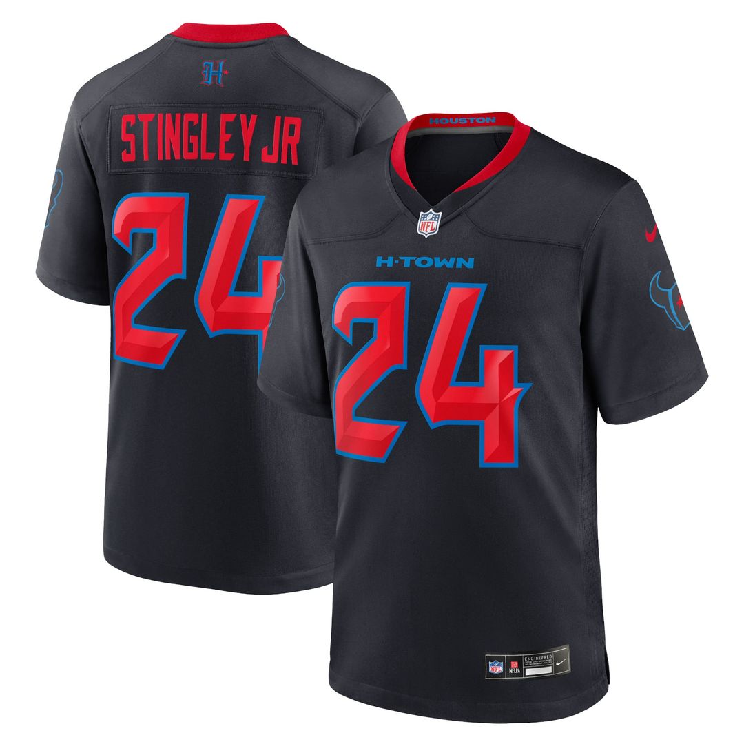 Houston Texans Derek Stingley Jr. Nike 2nd Alternate Game Jersey - Navy
