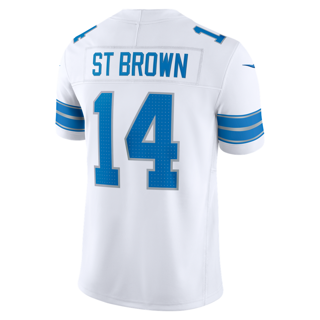 Detroit Lions Amon-Ra St. Brown Nike Alternate Vapor F.U.S.E. Stitched Limited Jersey - Black