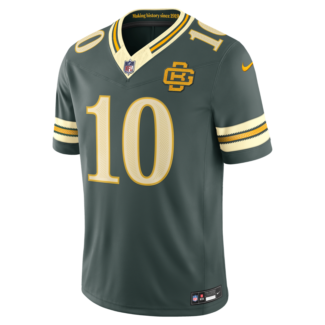 Green Bay Packers Jordan Love Nike 2026 Rivalries Collection Stitched Limited Jersey - Green
