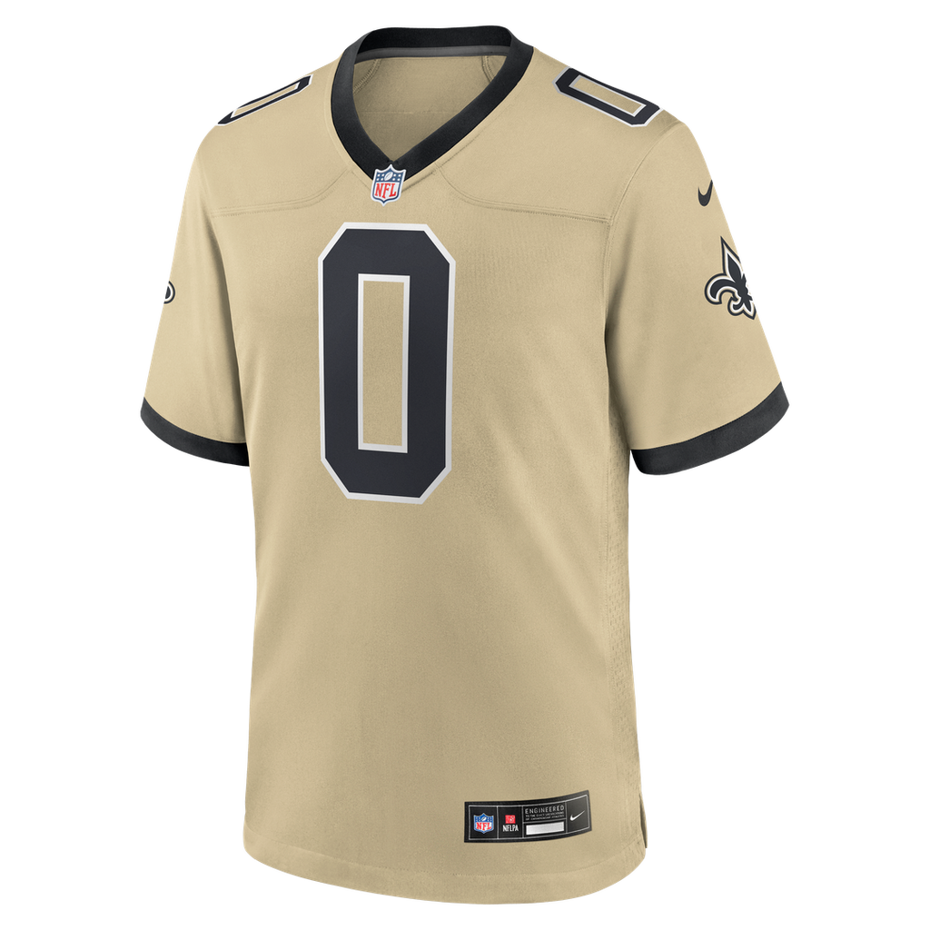 New Orleans Saints Jordyn Tyson Nike Alternate Game Jersey - Gold