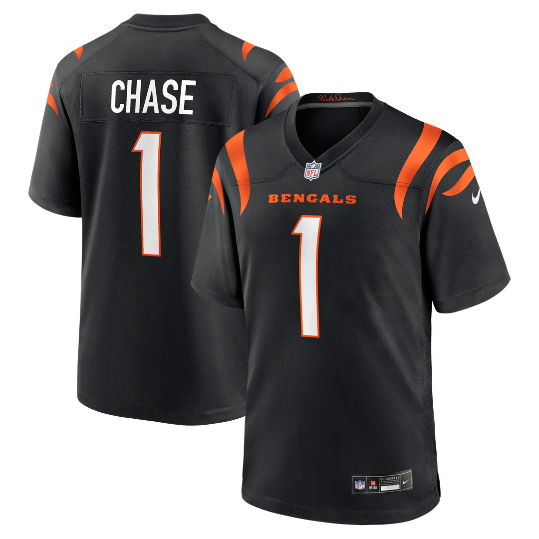 Cincinnati Bengals Ja'Marr Chase Nike Game Jersey - Black