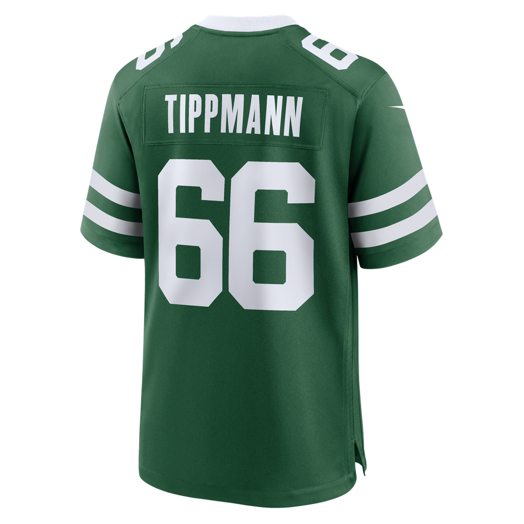 New York Jets Joe Tippmann Nike Team Game Jersey - Legacy Green