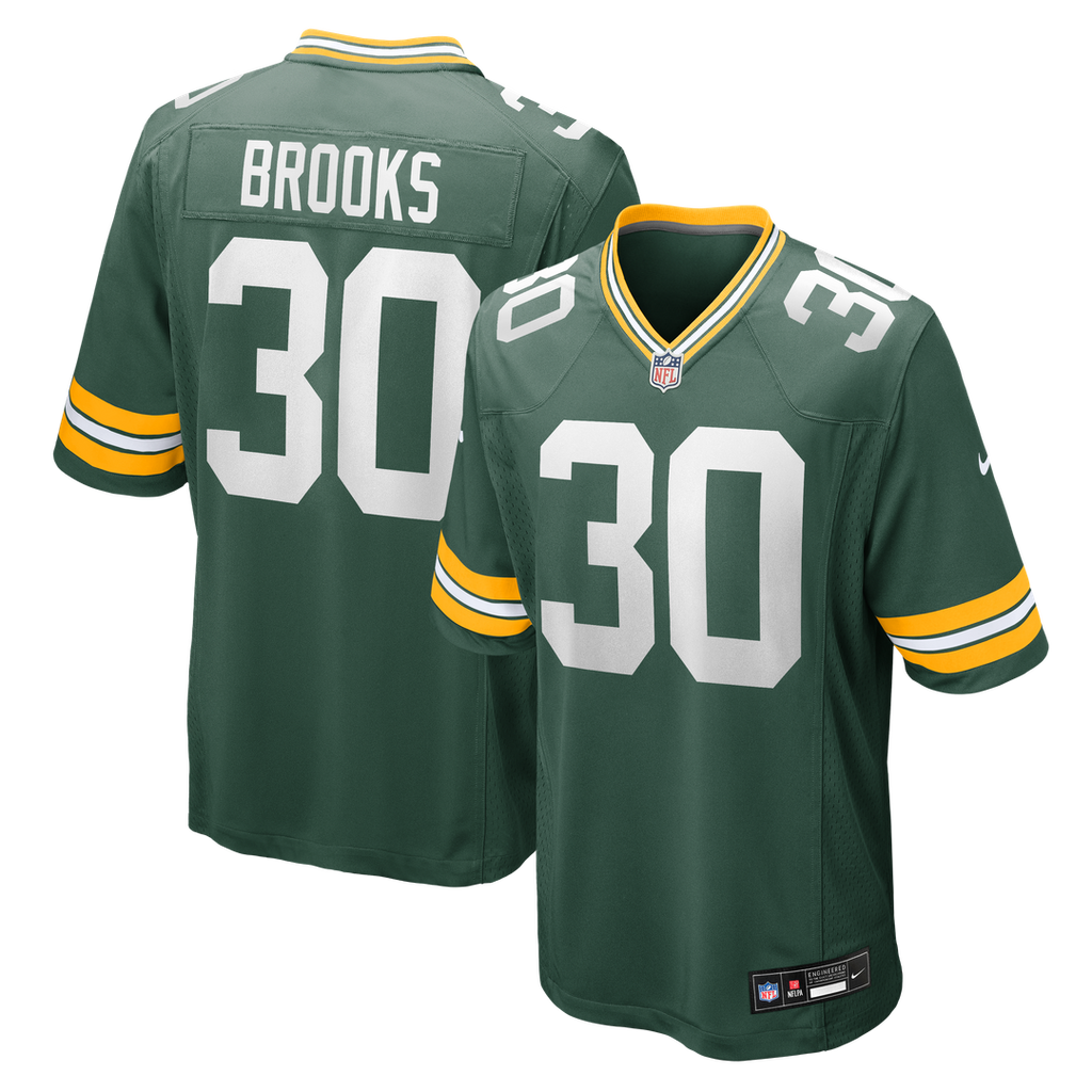 Green Bay Packers Chris Brooks Nike Team Game Jersey - Green