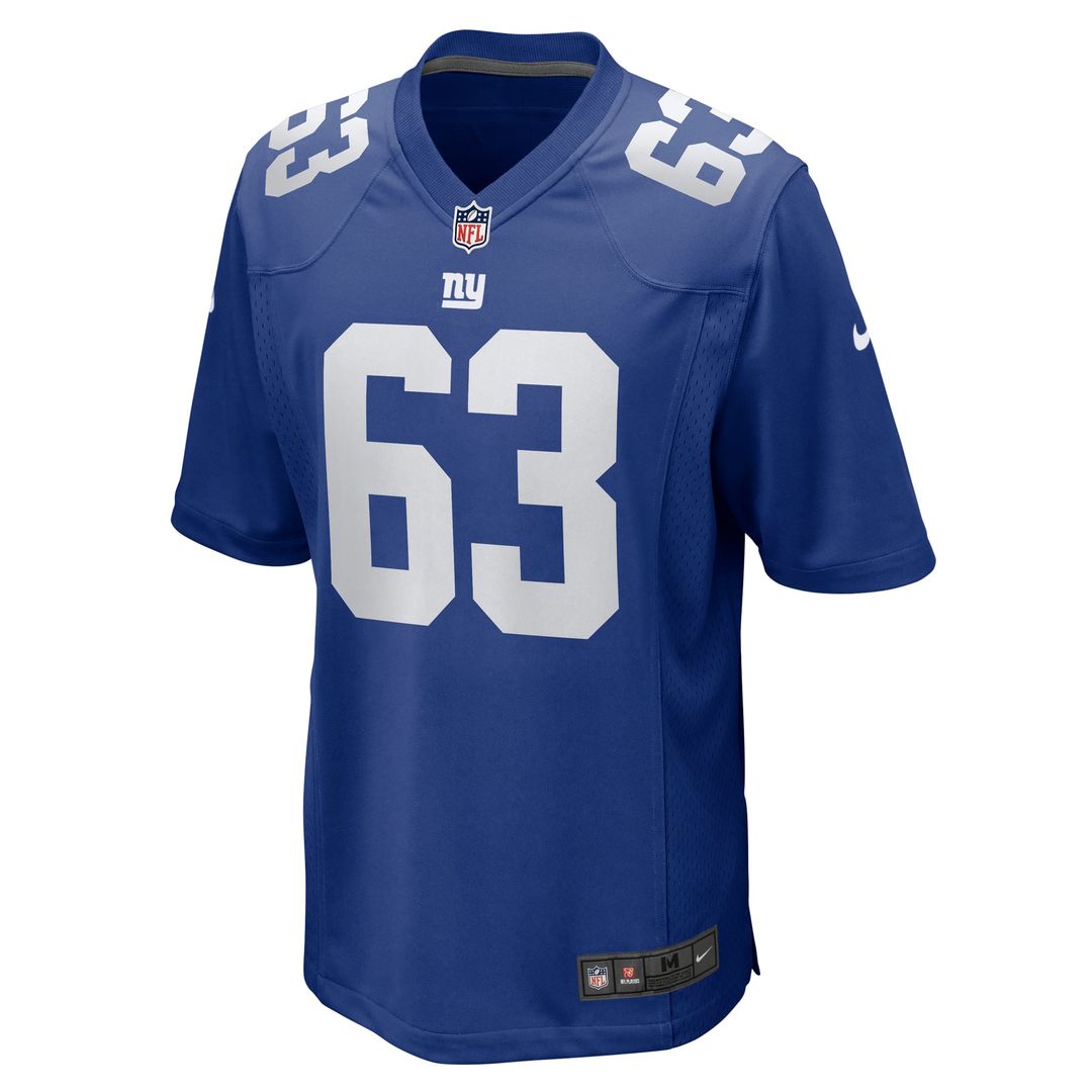 New York Giants Jake Kubas Nike Team Game Jersey - Royal