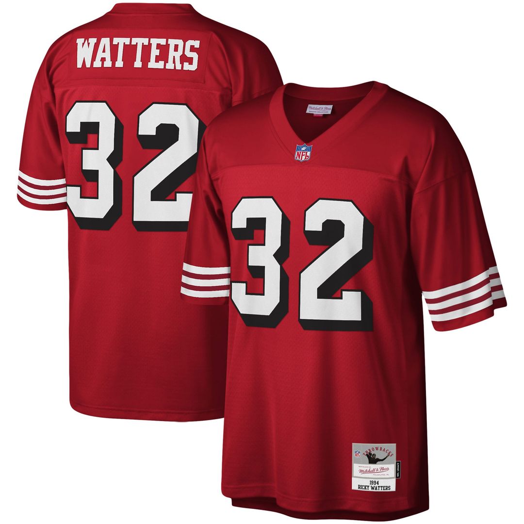 San Francisco 49ers Ricky Watters Mitchell & Ness Legacy Replica Jersey - Scarlet