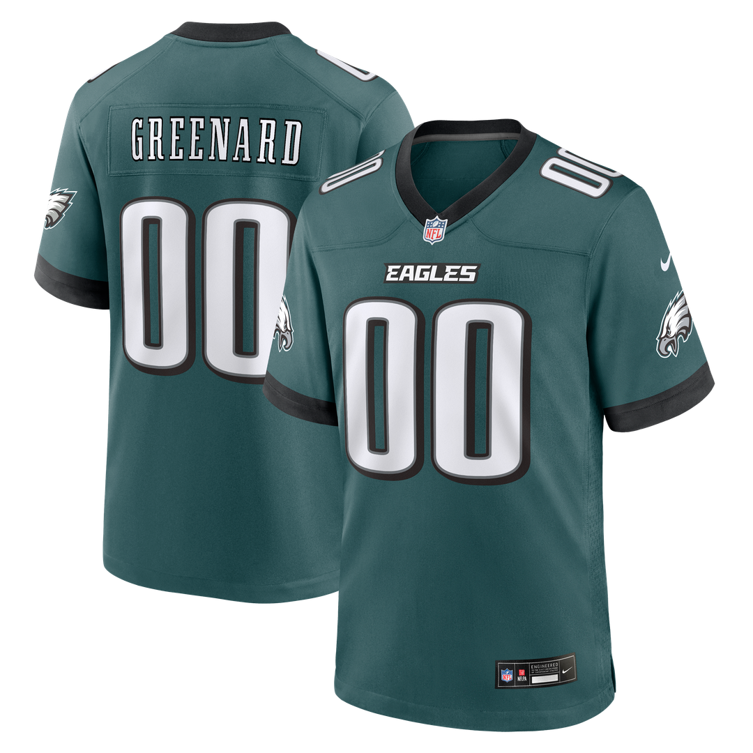 Philadelphia Eagles Jonathan Greenard Nike Game Jersey - Midnight Green