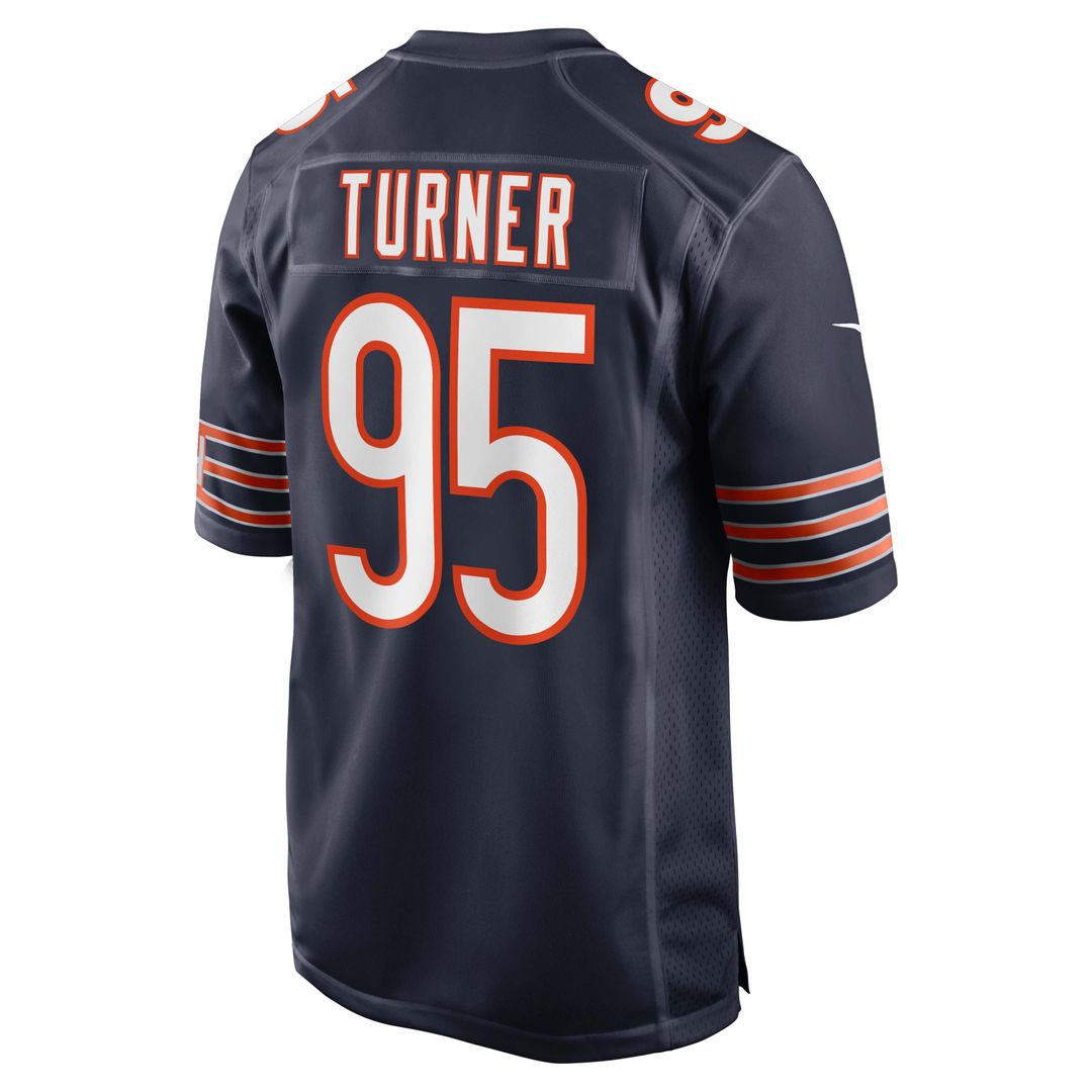 Chicago Bears Shemar Turner Nike Team Game Jersey - Navy