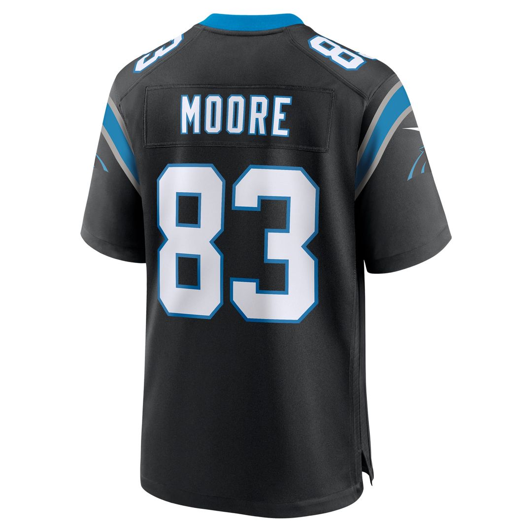 Carolina Panthers David Moore Nike Game Jersey - Black