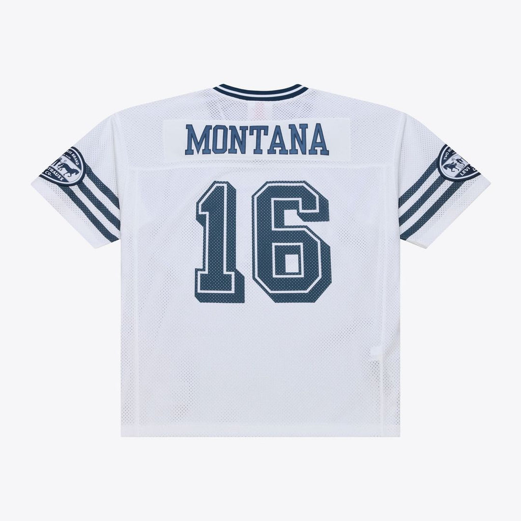 San Francisco 49ers Unisex San Francisco 49ers Joe Montana Mitchell & Ness x Levi's White Legacy Jersey