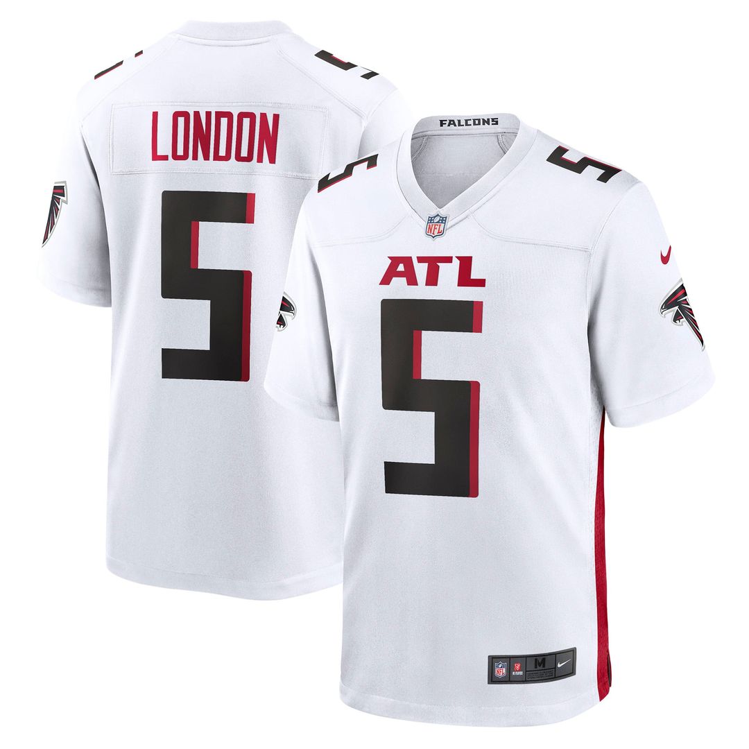 Atlanta Falcons Drake London Nike Away Game Player Jersey - White
