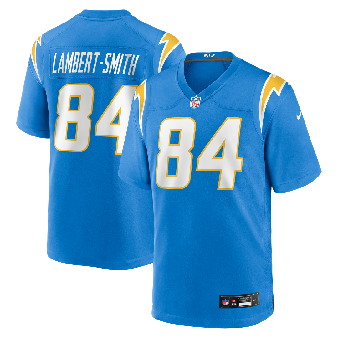 Los Angeles Chargers KeAndre Lambert-Smith Nike Team Game Jersey - Powder Blue
