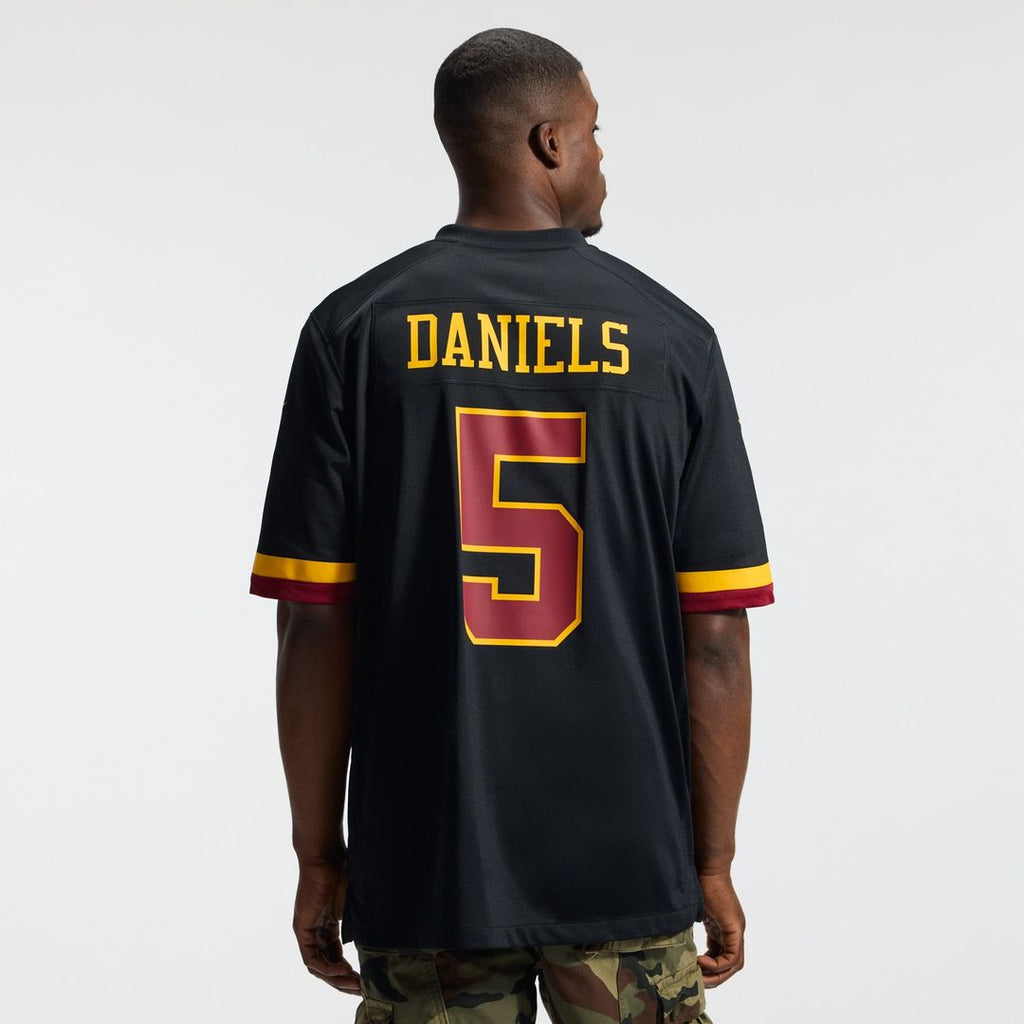 Washington Commanders Hail Raiser Washington Commanders Jayden Daniels Nike Alternate Game Jersey - Black