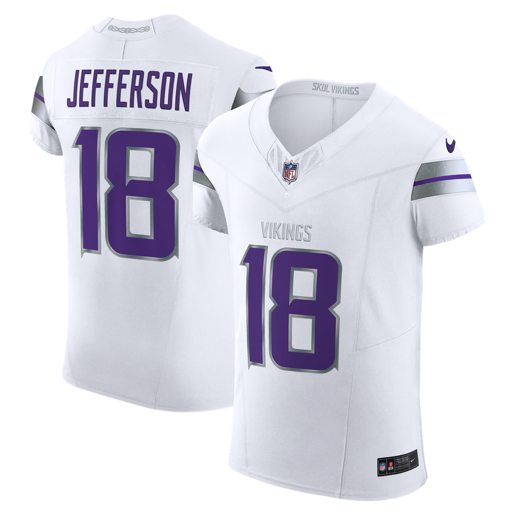 Minnesota Vikings Justin Jefferson Nike Alternate Vapor F.U.S.E. Elite Player Jersey - White