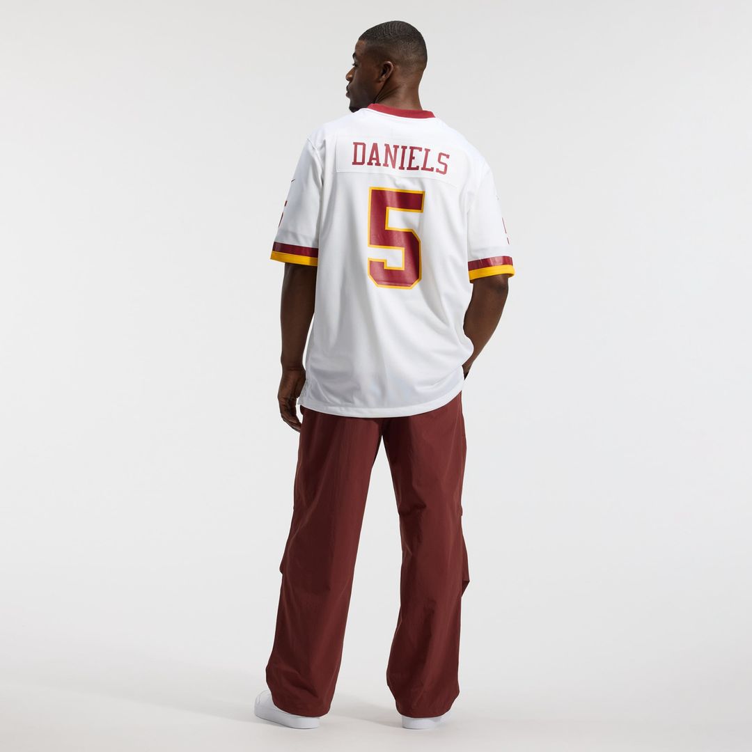 Washington Commanders Jayden Daniels Nike Game Super Bowl Era Jersey - White
