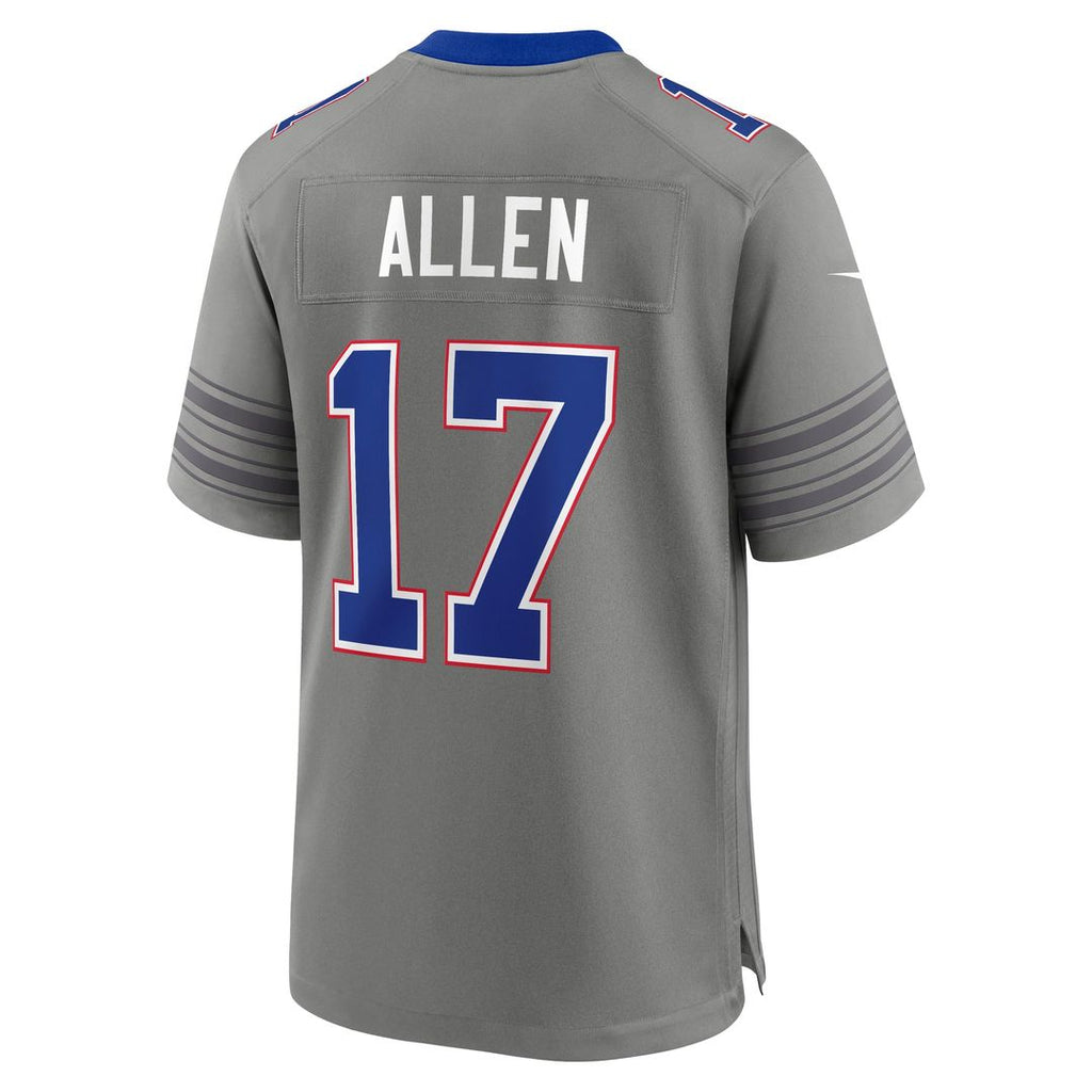 Buffalo Bills Josh Allen Nike Nickel City Game Jersey - Gray