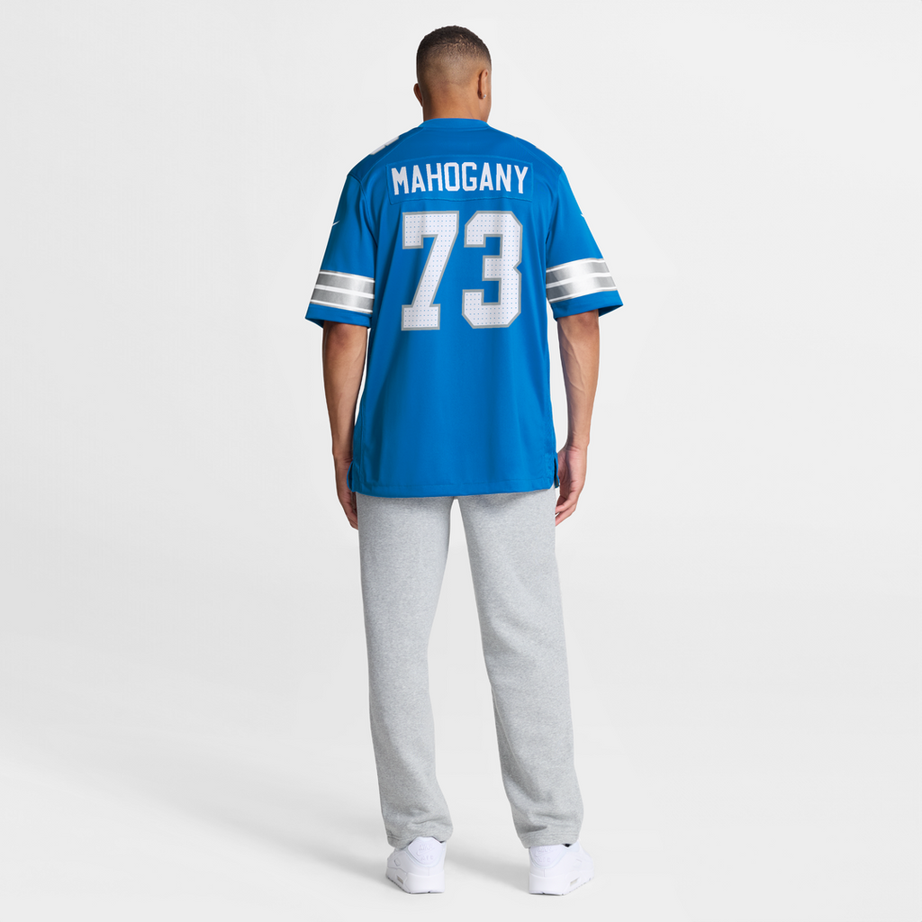 Detroit Lions Christian Mahogany Nike Team Game Jersey - Blue