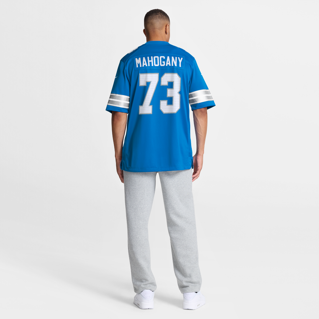 Detroit Lions Christian Mahogany Nike Team Game Jersey - Blue