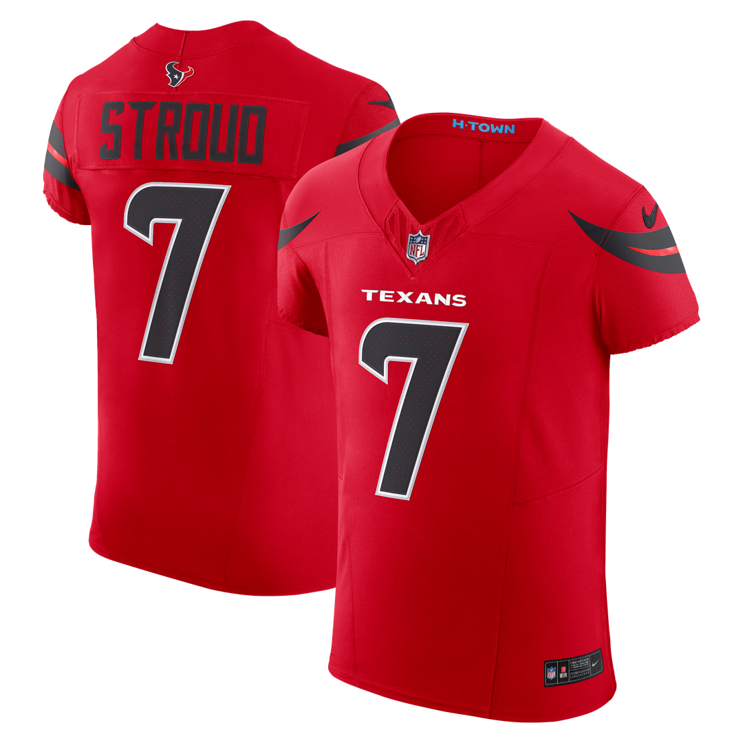 Houston Texans C.J. Stroud Nike Alternate Vapor F.U.S.E. Elite Jersey - Red