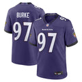 Baltimore Ravens Ethan Burke Nike Team Game Jersey - Purple