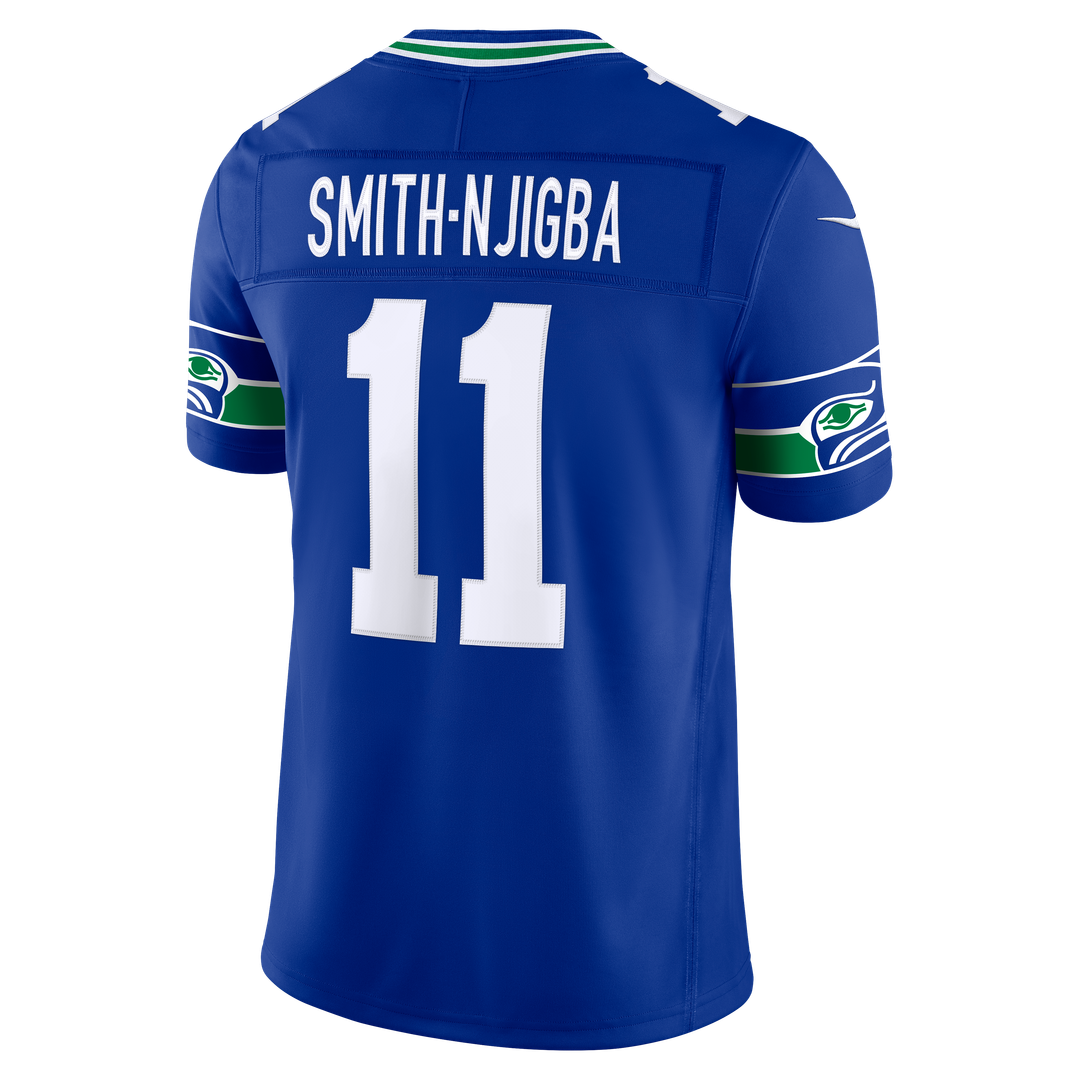 Seattle Seahawks Jaxon Smith-Njigba Nike Alternate Vapor F.U.S.E. Stitched Limited Jersey - Royal