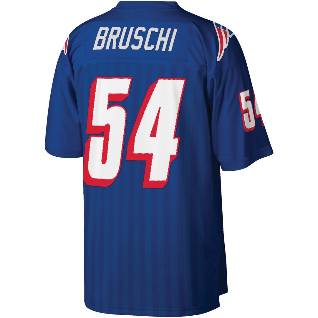 New England Patriots Tedy Bruschi Mitchell & Ness Legacy Replica Jersey - Royal