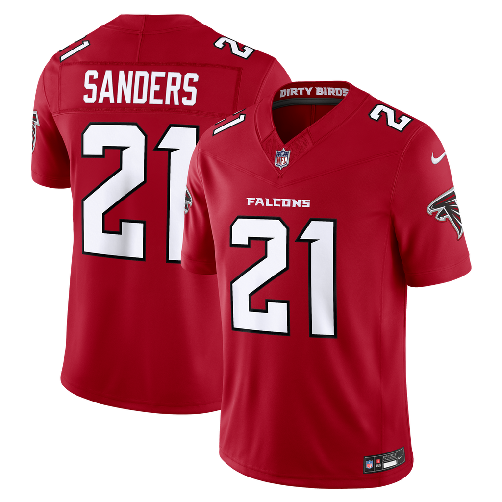 Atlanta Falcons Deion Sanders Nike Team Vapor F.U.S.E. Stitched Retired Limited Jersey - Red