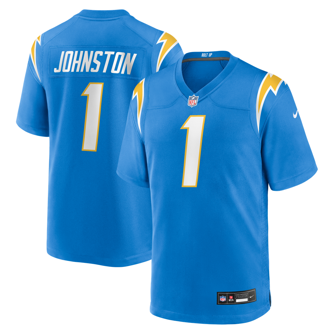 Los Angeles Chargers Quentin Johnston Nike Game Player Jersey - Powder Blue