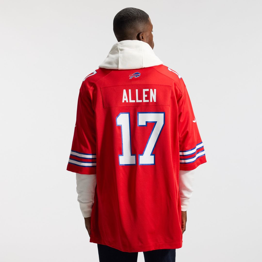 Buffalo Bills Josh Allen Nike Game Player Jersey - White