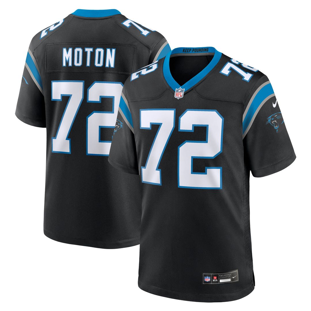 Carolina Panthers Taylor Moton Nike Team Game Jersey - Black