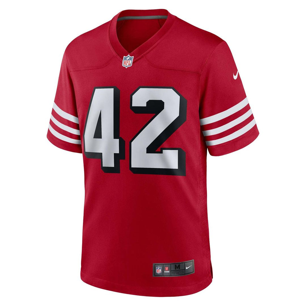 San Francisco 49ers Ronnie Lott Nike Retired Player Alternate Game Jersey - Scarlet
