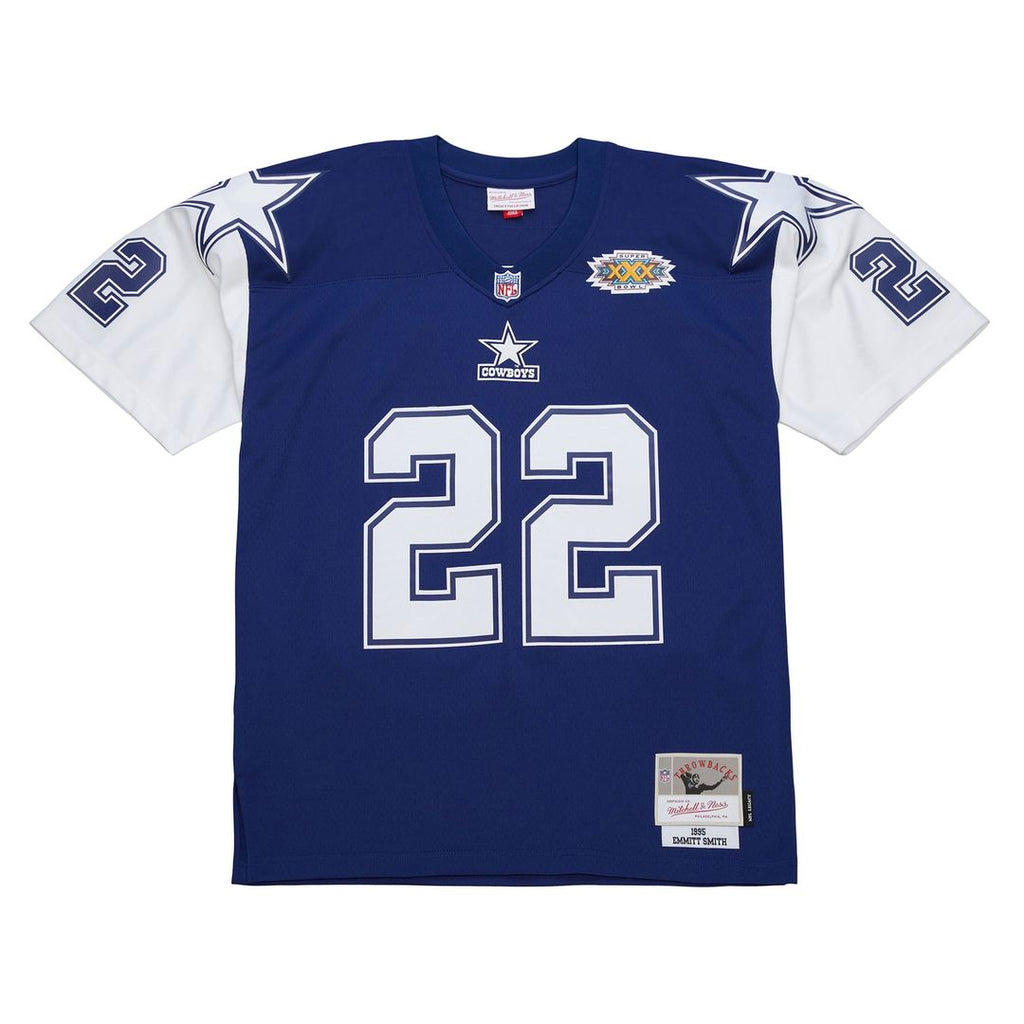 Dallas Cowboys Emmitt Smith Mitchell & Ness 1995 Legacy Replica Jersey - Navy
