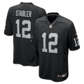 Las Vegas Raiders Ken Stabler Nike Game Retired Player Jersey - Black