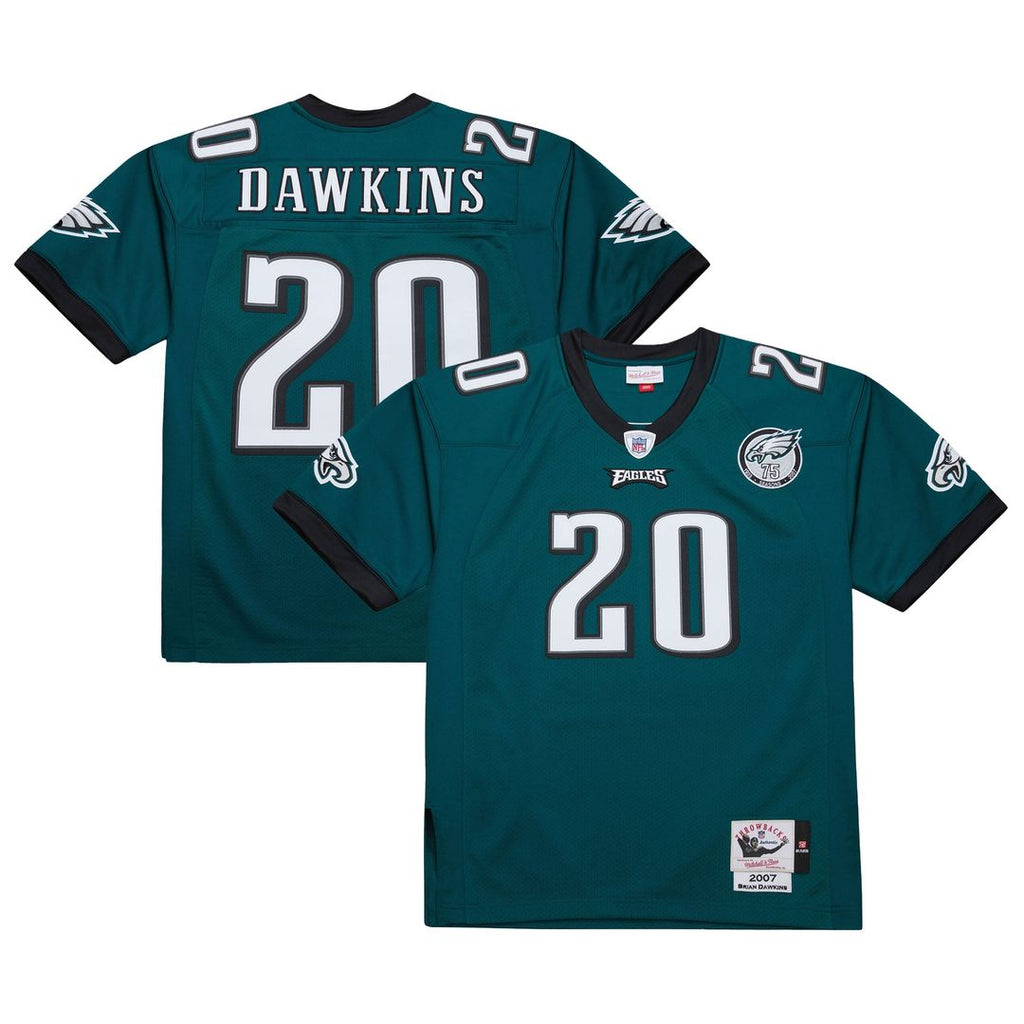 Philadelphia Eagles Brian Dawkins Mitchell & Ness 2007 Authentic Throwback Retired Player Jersey - Green