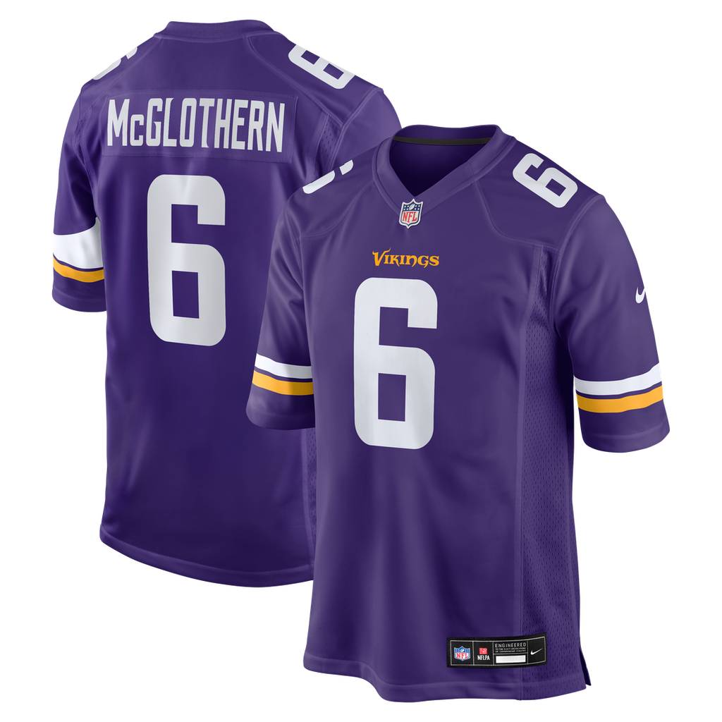 Minnesota Vikings Dwight McGlothern Nike Team Game Jersey - Purple