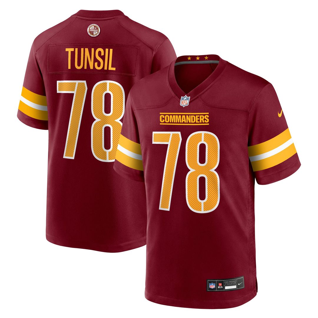 Washington Commanders Laremy Tunsil Nike Team Game Jersey - Burgundy