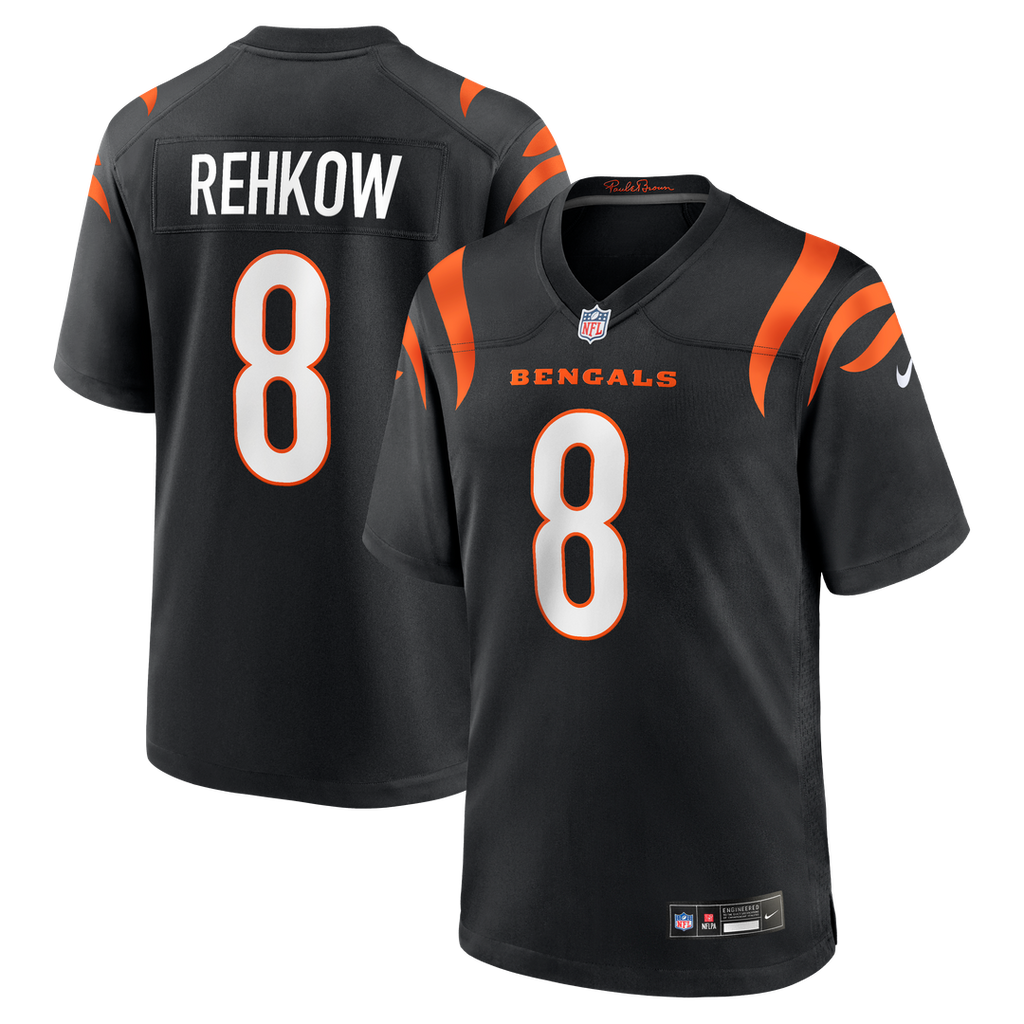 Cincinnati Bengals Ryan Rehkow Nike Game Jersey - Black