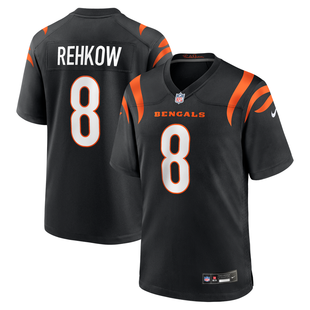 Cincinnati Bengals Ryan Rehkow Nike Game Jersey - Black