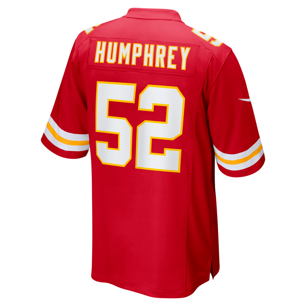 Kansas City Chiefs Creed Humphrey Nike Game Jersey - Red