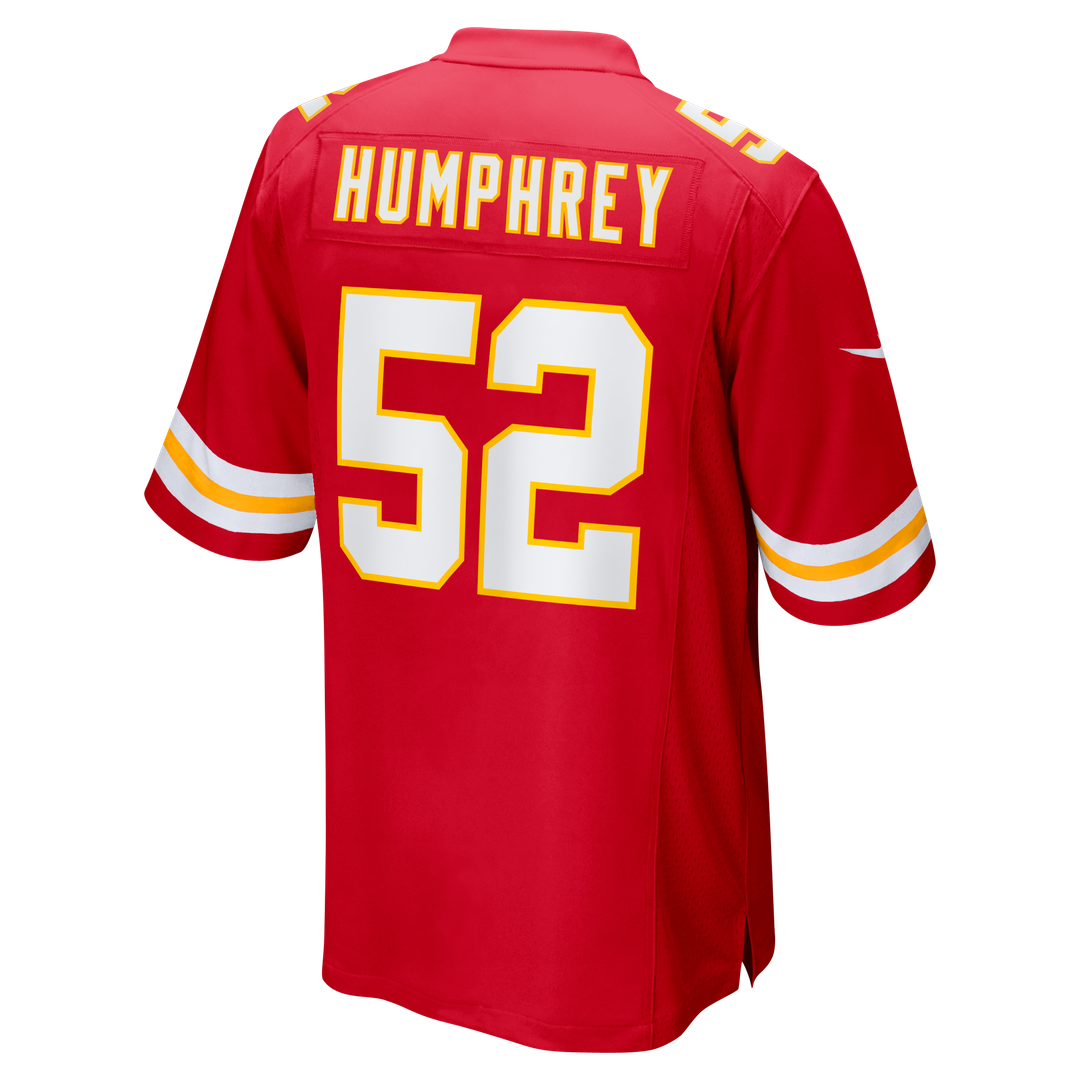Kansas City Chiefs Creed Humphrey Nike Game Jersey - Red