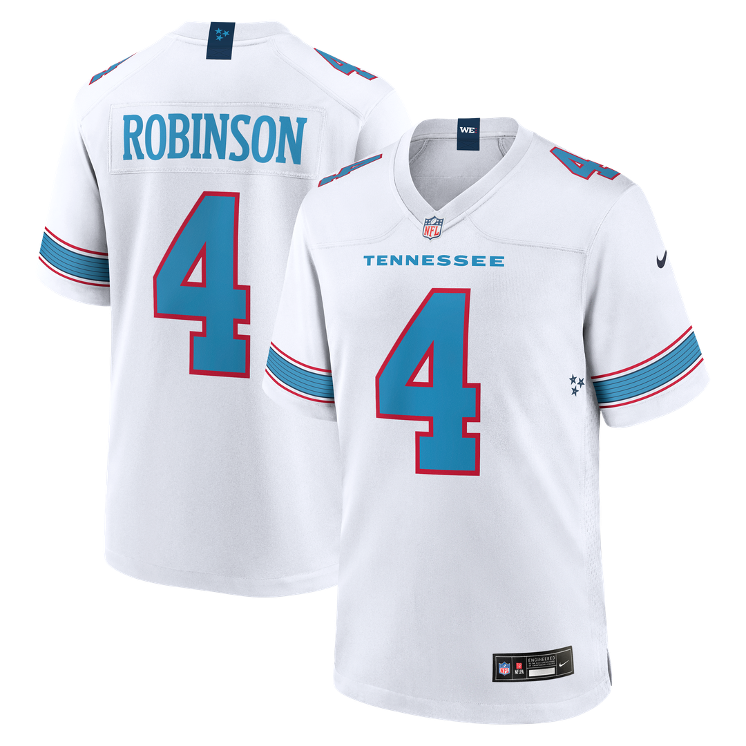 Tennessee Titans Wan'Dale Robinson Nike Game Jersey - White