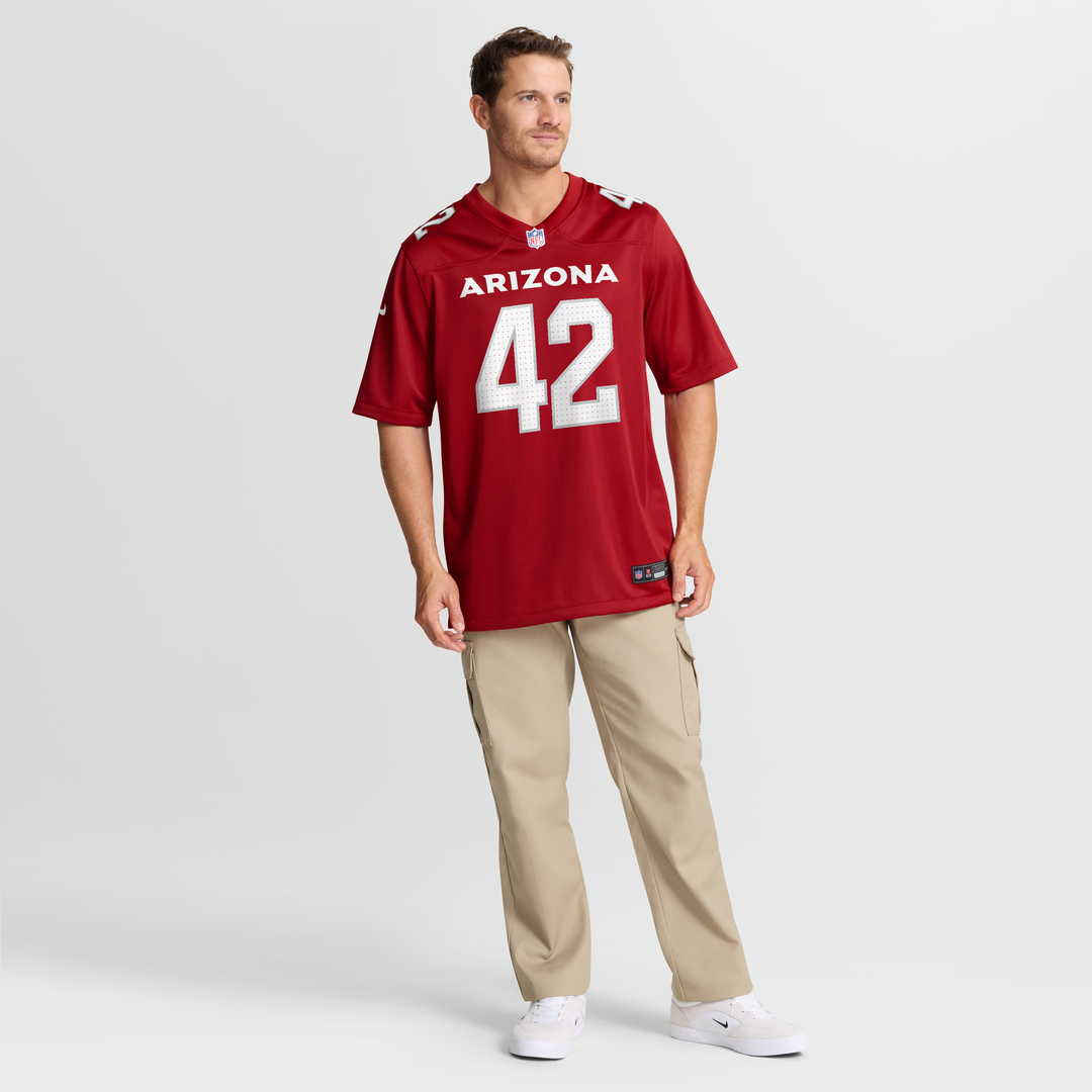 Arizona Cardinals Dadrion Taylor-Demerson Nike Team Game Jersey - Cardinal