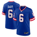 New York Giants Jaxson Dart Nike Alternate 2 Classic Game Jersey - Royal