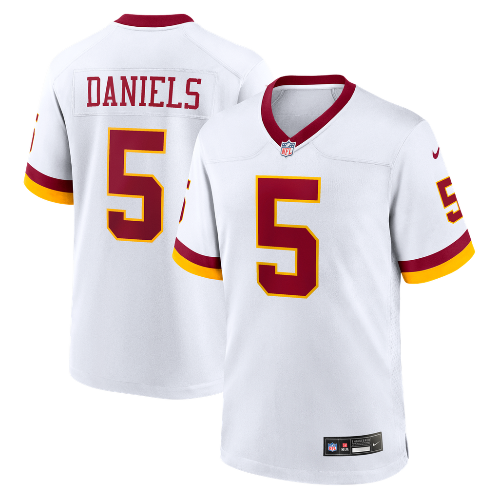 Washington Commanders Jayden Daniels Nike Game Super Bowl Era Jersey - White