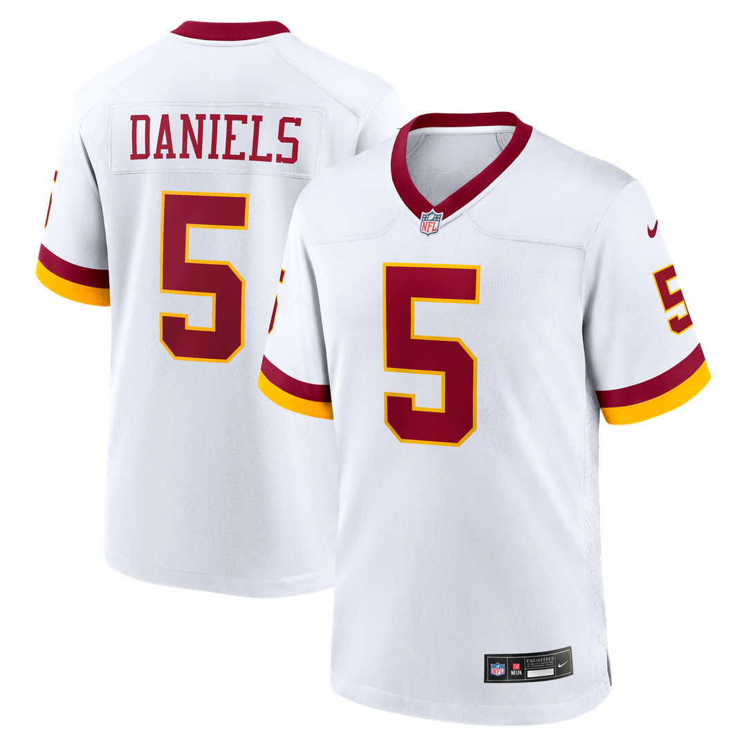 Washington Commanders Jayden Daniels Nike Game Super Bowl Era Jersey - White