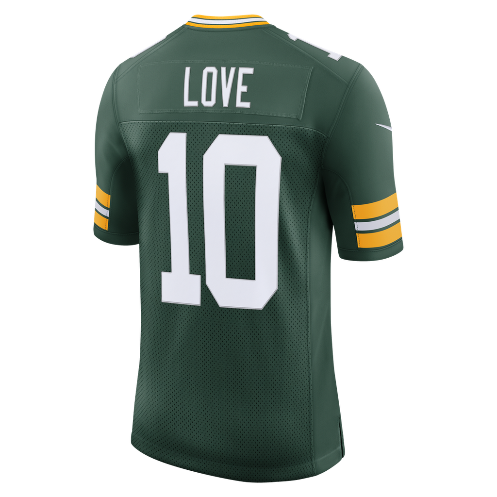 Green Bay Packers Jordan Love Nike Vapor Untouchable Stitched Limited Jersey - Green