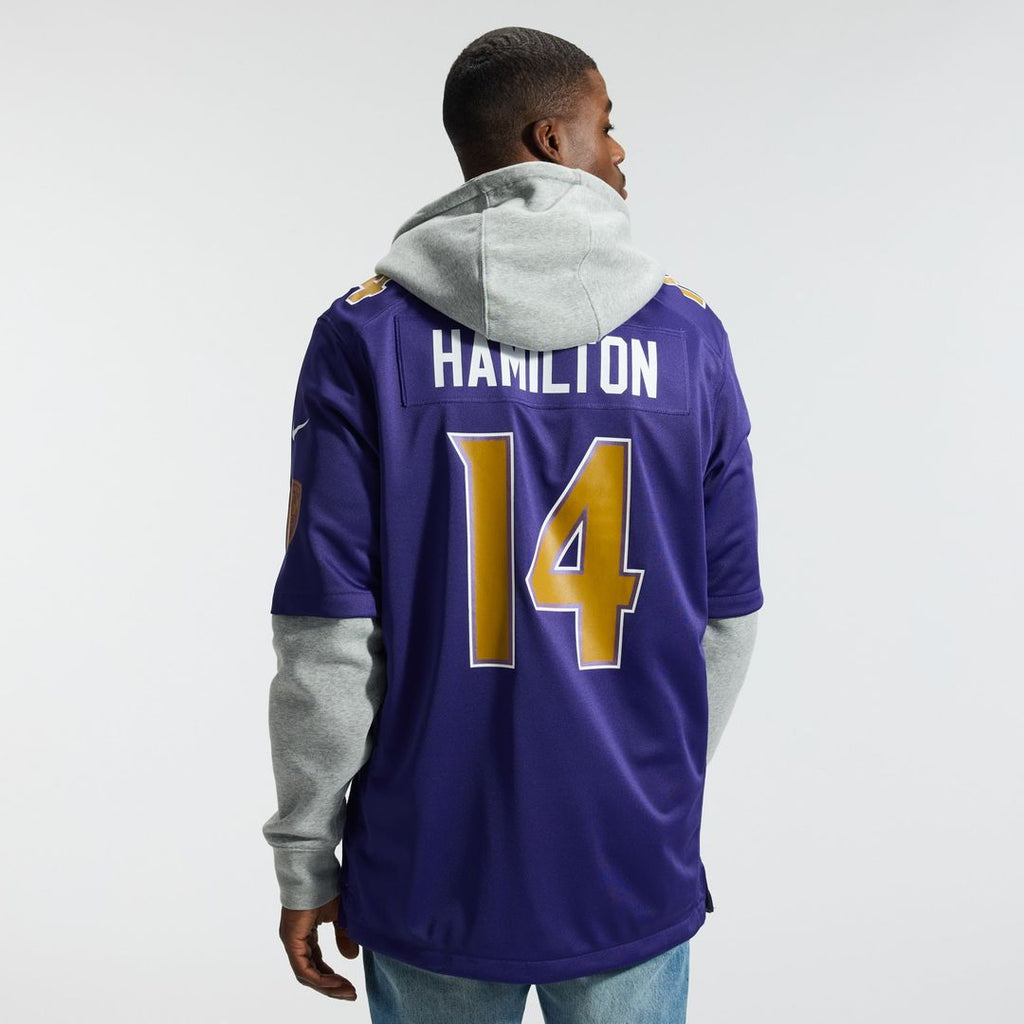 Baltimore Ravens Kyle Hamilton Nike Alternate Game Jersey - Purple