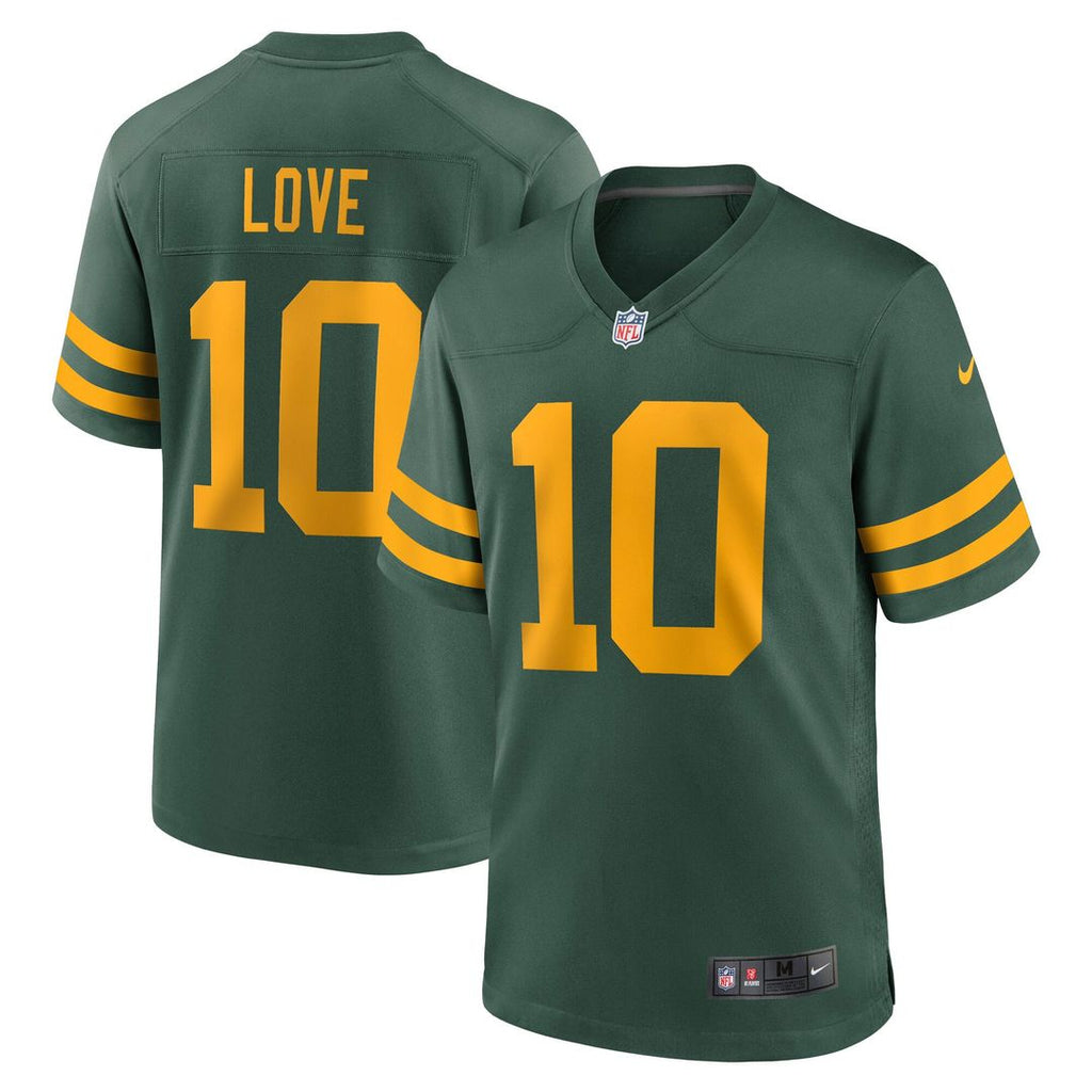 Green Bay Packers Jordan Love Nike Alternate Game Jersey - Green