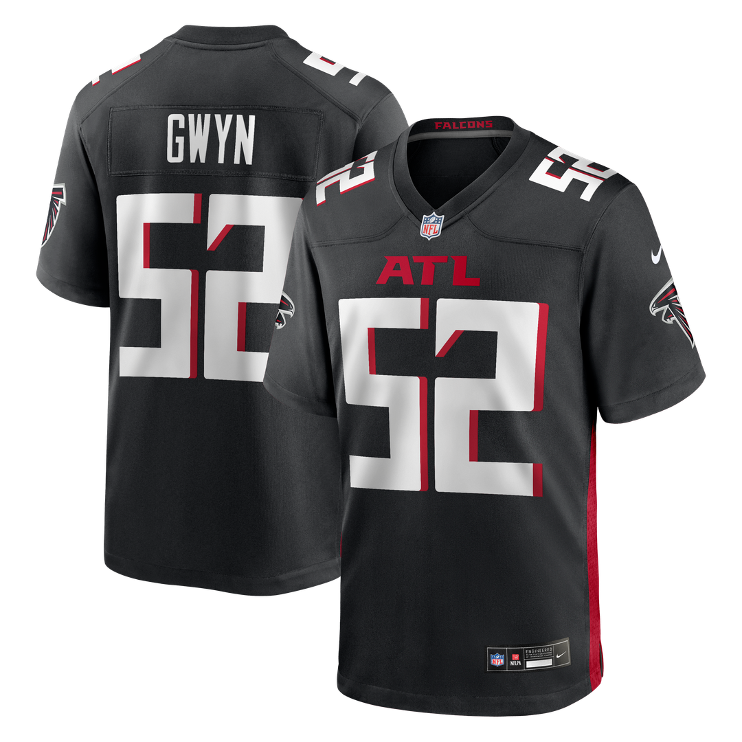 Atlanta Falcons Jovaughn Gwyn Nike Team Game Jersey - Black