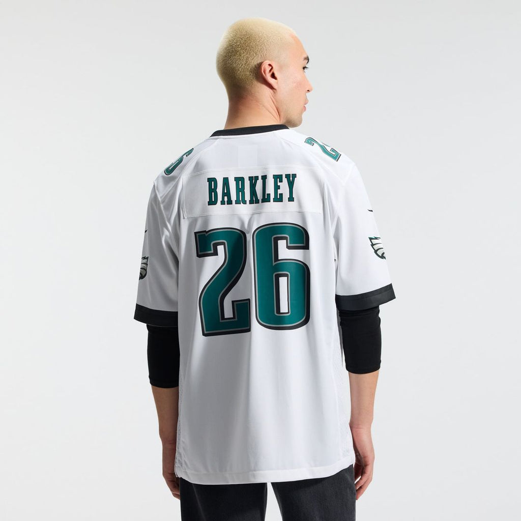 Philadelphia Eagles Saquon Barkley Nike Game Jersey - White